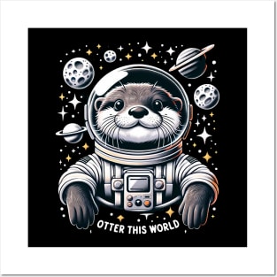 Otter Space Explorer Posters and Art